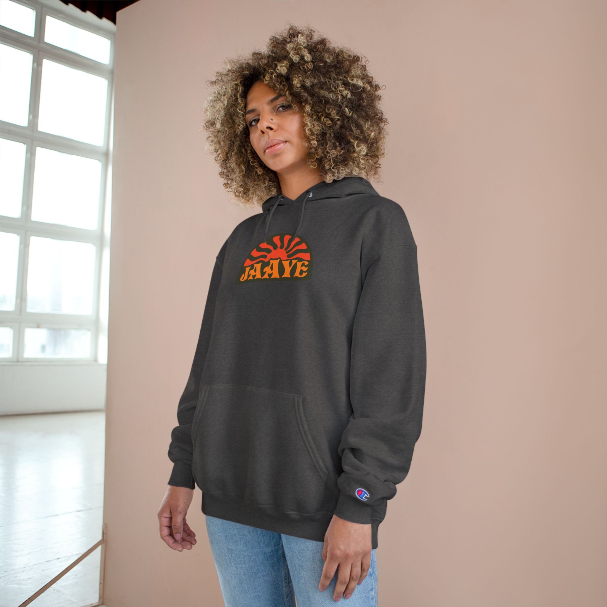 Jaaye - Retro Logo Champion Hoodie
