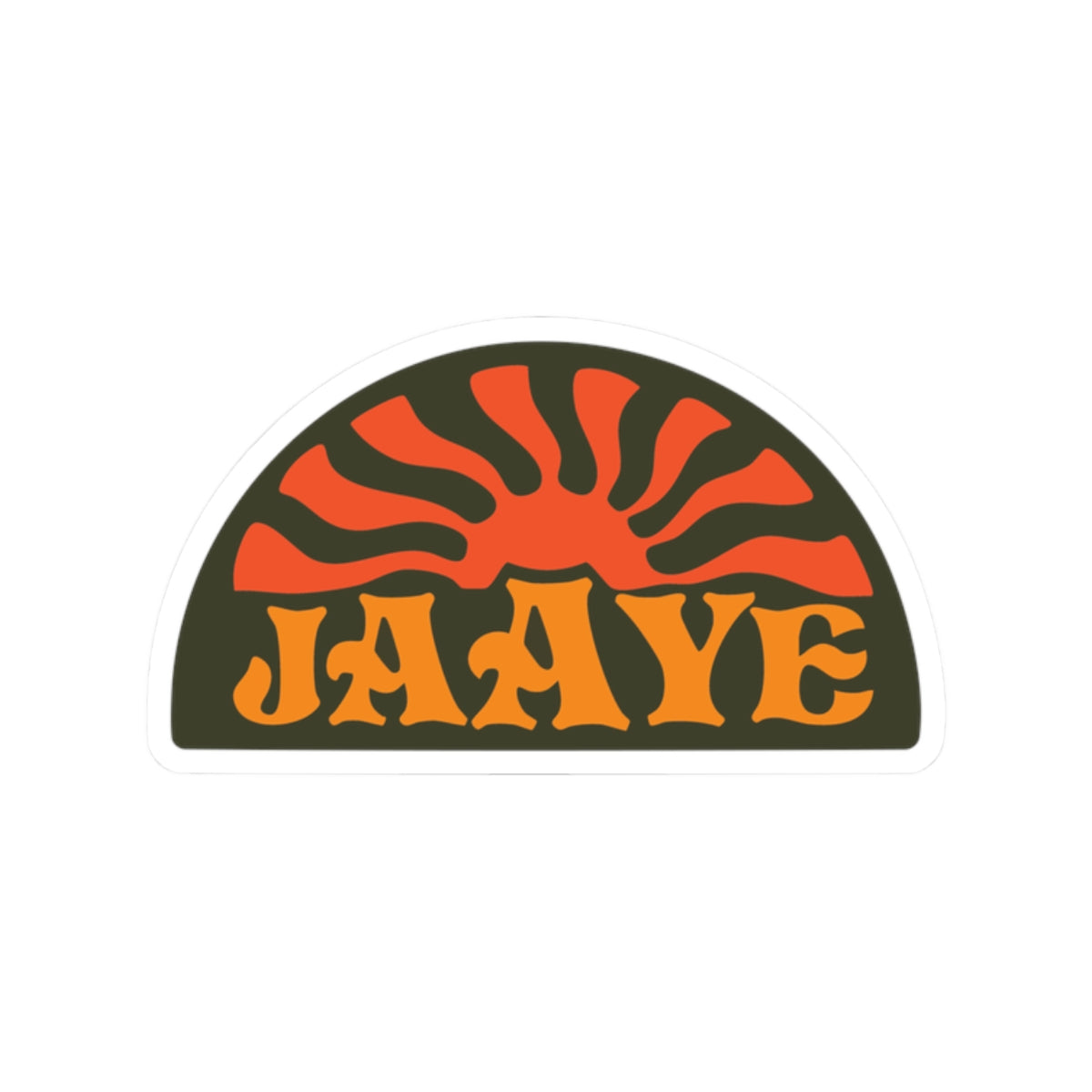 Jaaye - Retro Logo Sticker