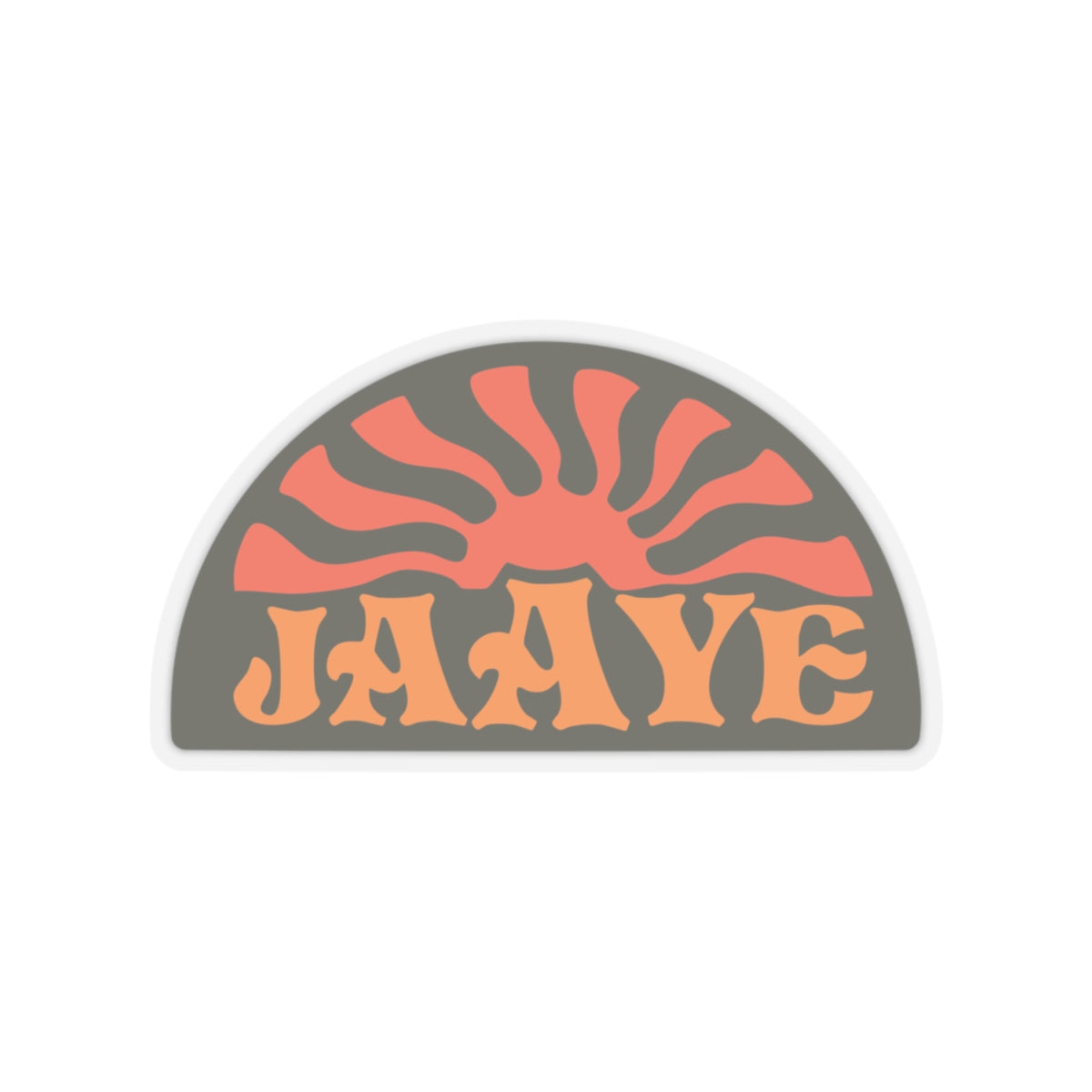 Jaaye - Retro Logo Sticker