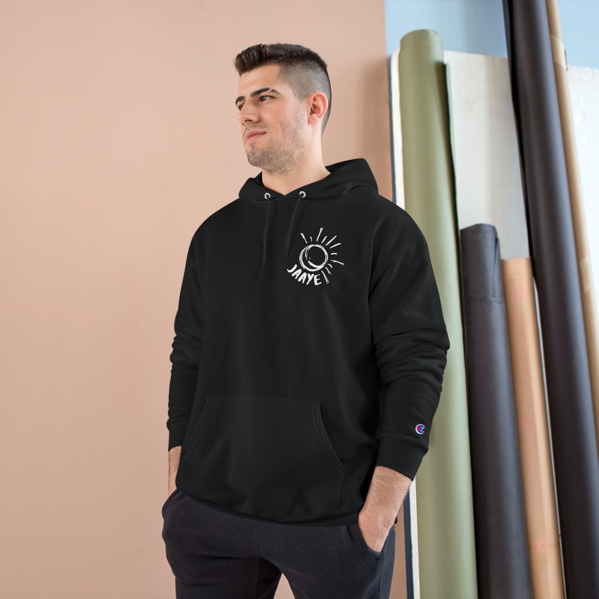 Jaaye - Sun and Moon Double Sided Champion Hoodie