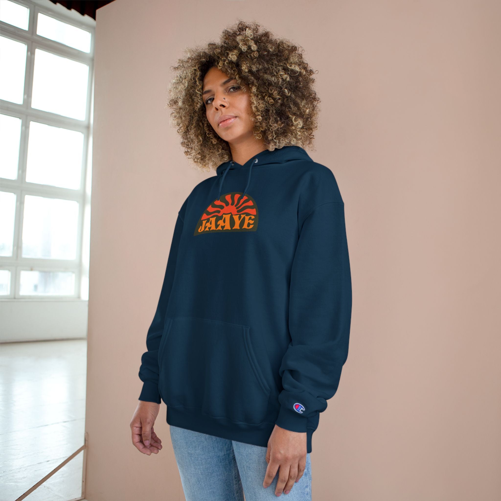 Jaaye - Retro Logo Champion Hoodie