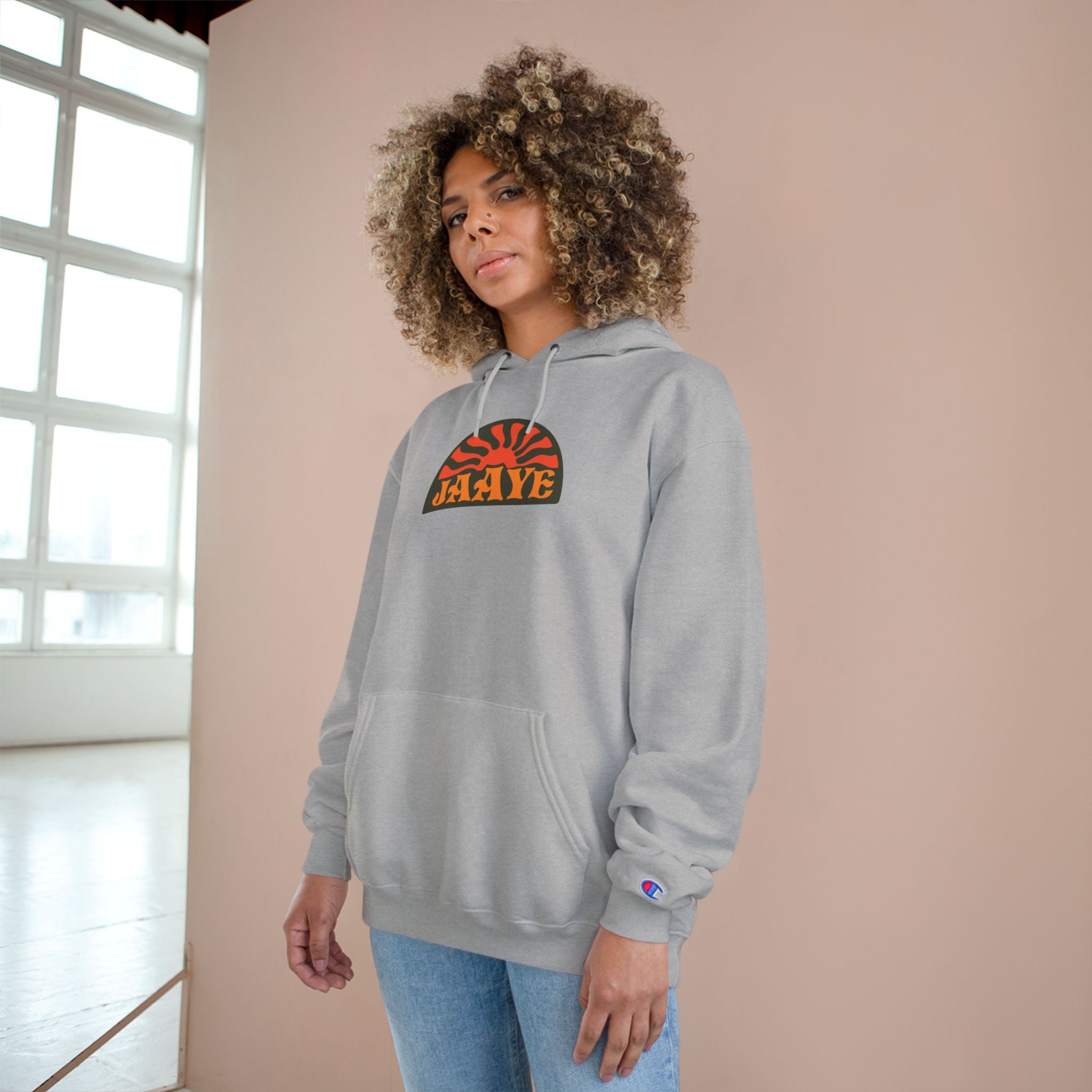 Jaaye - Retro Logo Champion Hoodie