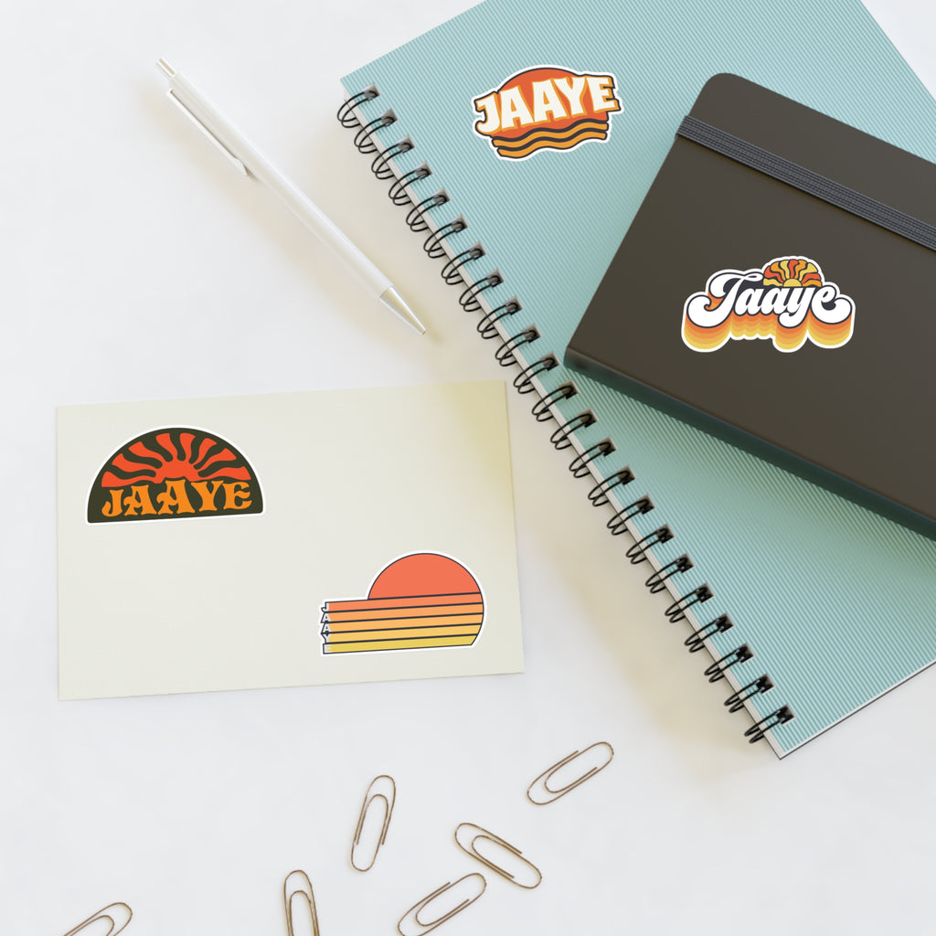 Jaaye - Retro Logo Sticker Sheet