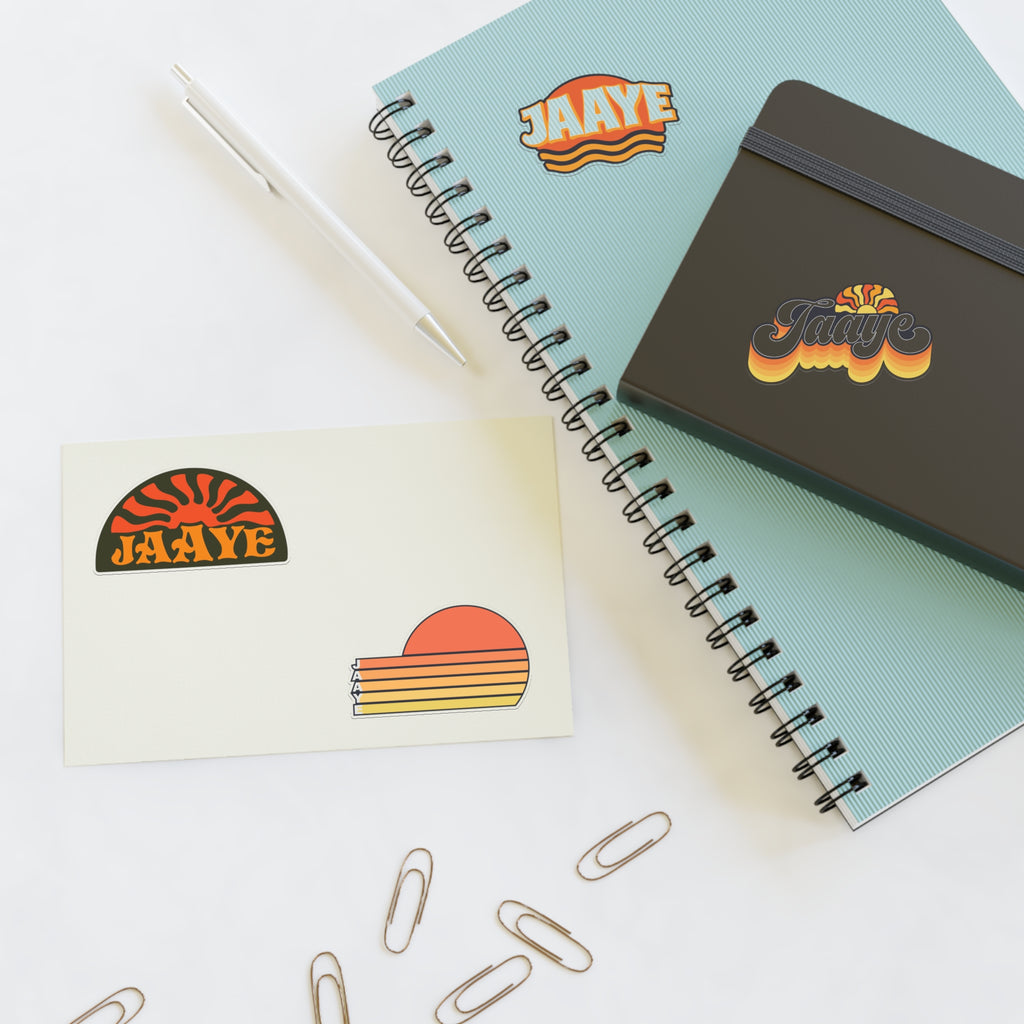 Jaaye - Retro Logo Sticker Sheet