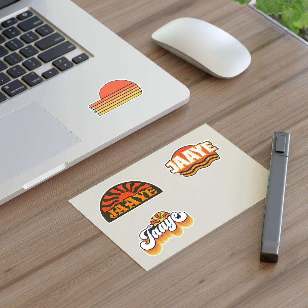 Jaaye - Retro Logo Sticker Sheet