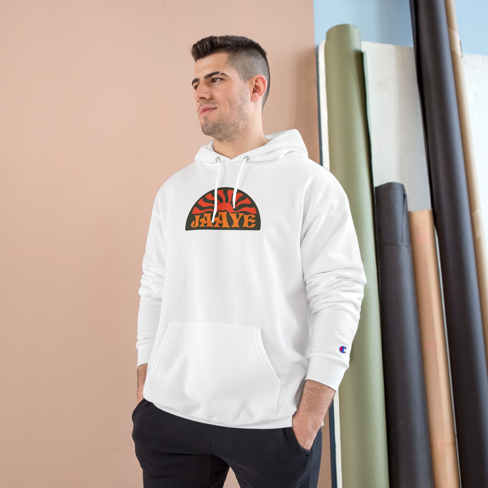 Jaaye - Retro Logo Champion Hoodie