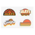 Jaaye - Retro Logo Sticker Sheet